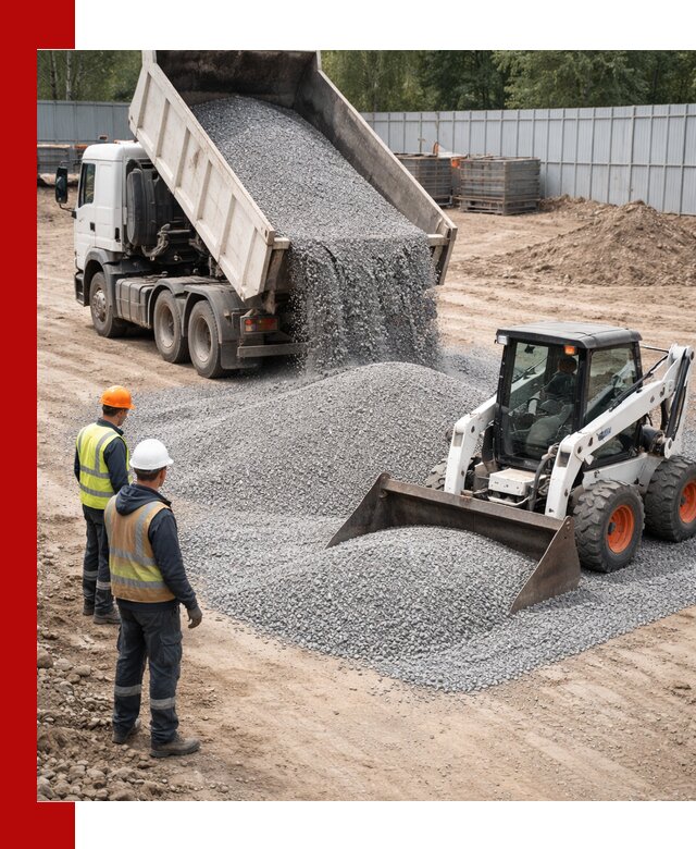 Доставка и продажа гранитного щебня фракции 0-5 в Майкопе