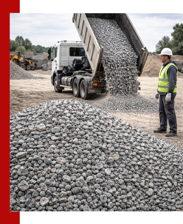 Доставка и продажа гранитного щебня фракции 5-20 в Майкопе