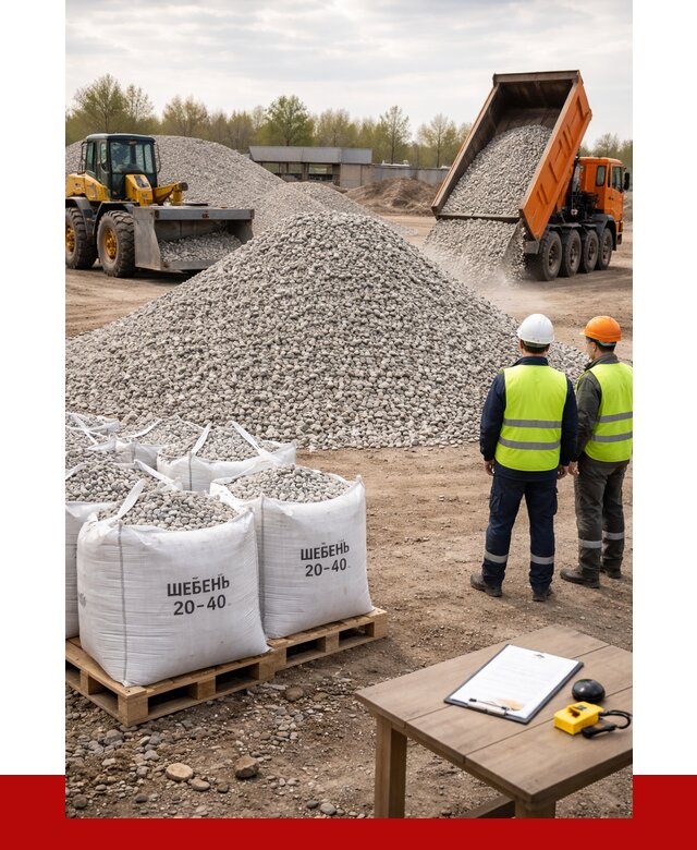 Известняковый щебень 20-40 в Майкопе от 2123 р. ПРОНЕРУДМкп