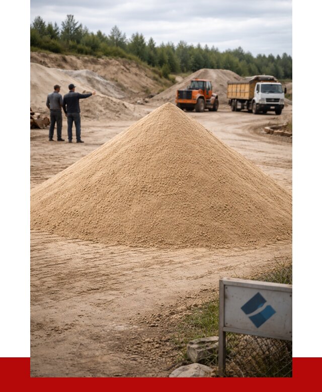 Карьерный песок навалом в Майкопе от 1820 р. | ПРОНЕРУДМкп
