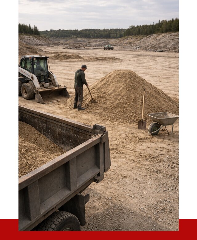 Карьерный песок среднезернистый в Майкопе, от 2224 р. ПРОНЕРУДМкп
