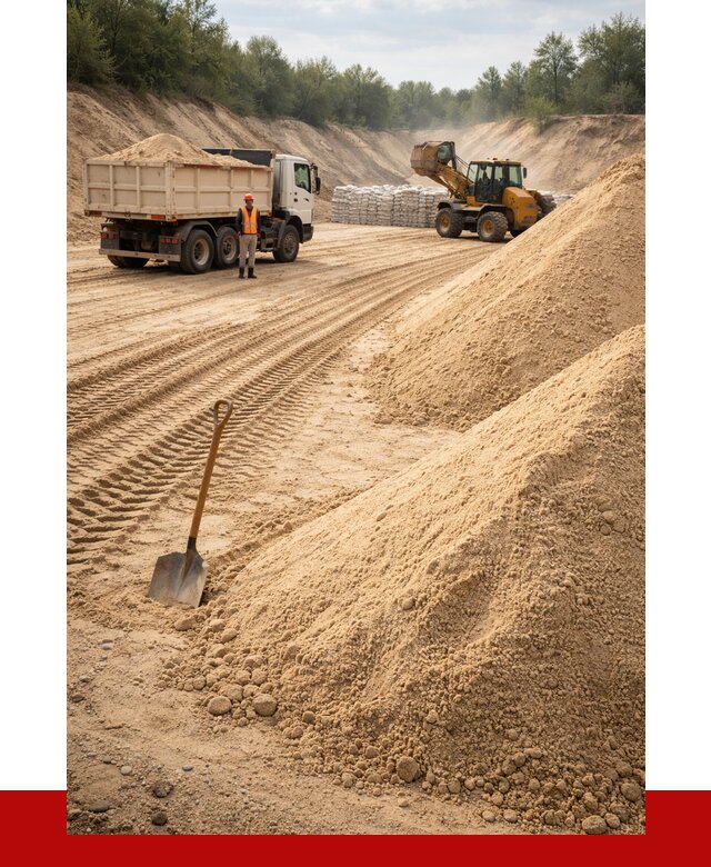 Карьерный песок мелкозернистый в Майкопе от 9098 р. | ПРОНЕРУДМкп