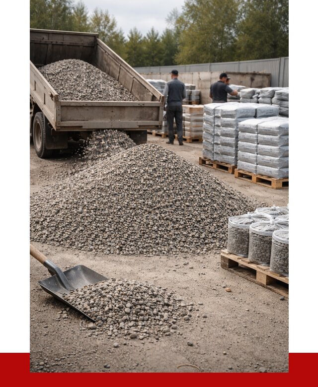 Гравий фракция 5-20 в Майкопе купить от 2325 р. ПРОНЕРУДМкп
