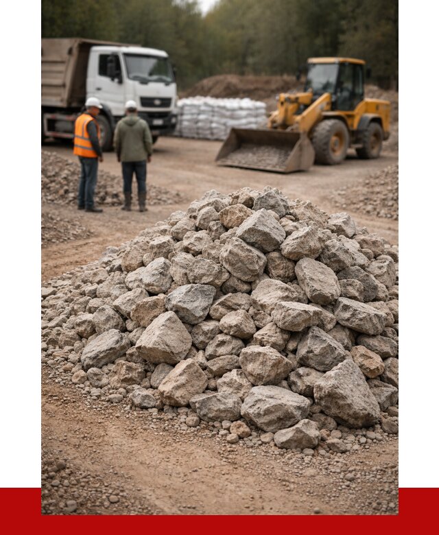 Купить бутовый камень с доставкой в Майкопе от 2325 р. | ПРОНЕРУДМкп