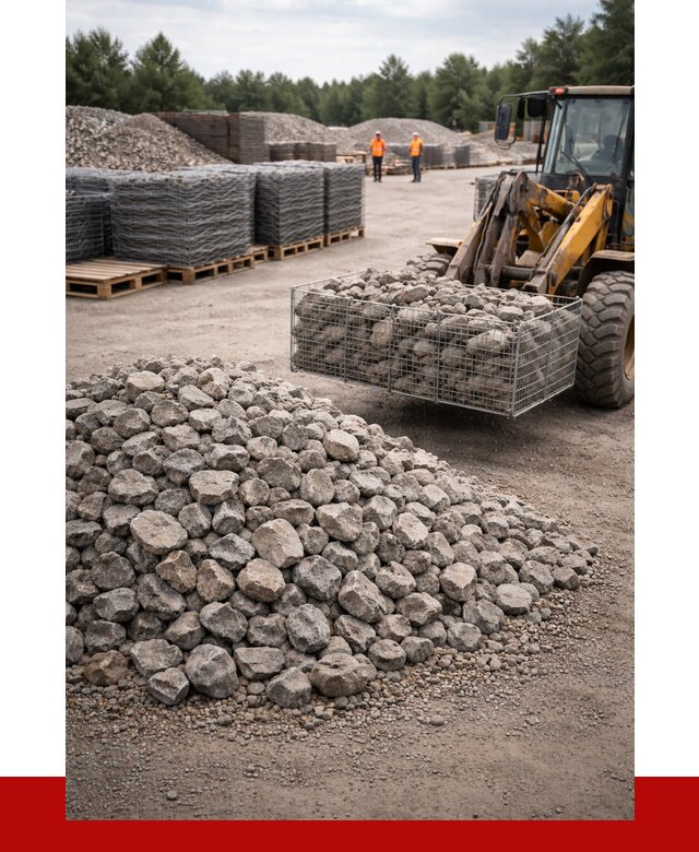 Камень для габионов фракция 70-150 в Майкопе от 4246 р. | ПРОНЕРУДМкп