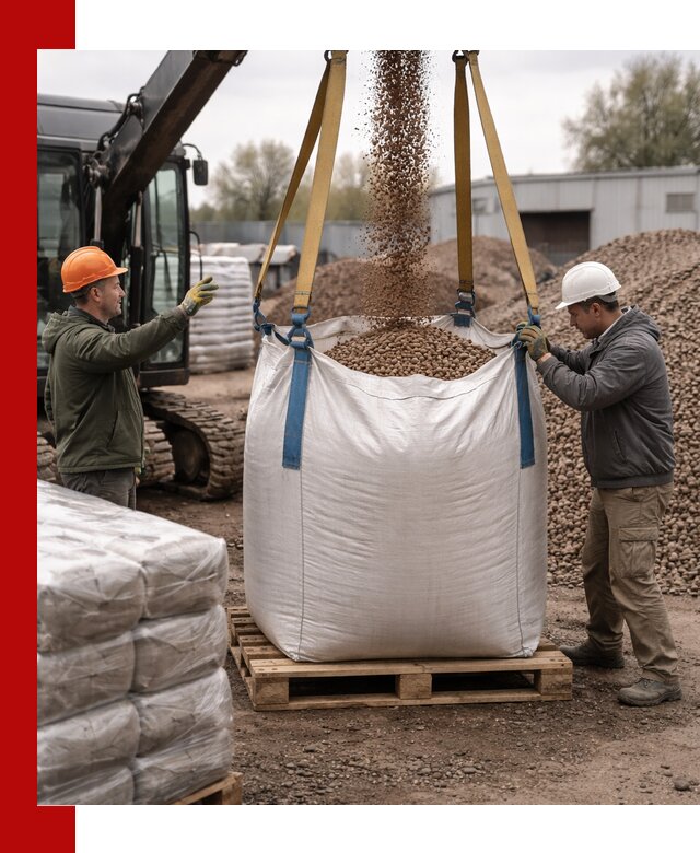 Керамзит в биг-бегах с доставкой в Майкопе