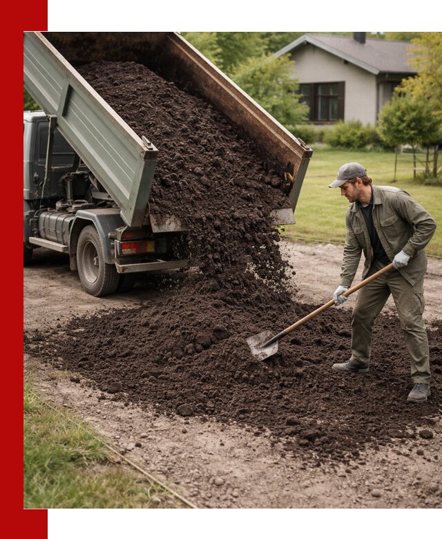 Чернозем для газона с доставкой в Майкопе быстро и качественно