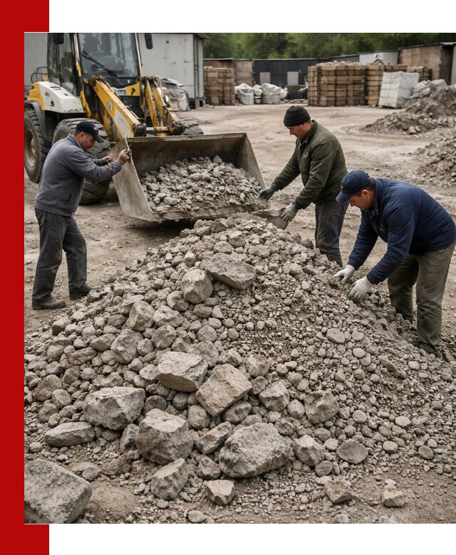 Демонтаж и вывоз бой бетона в Майкопе