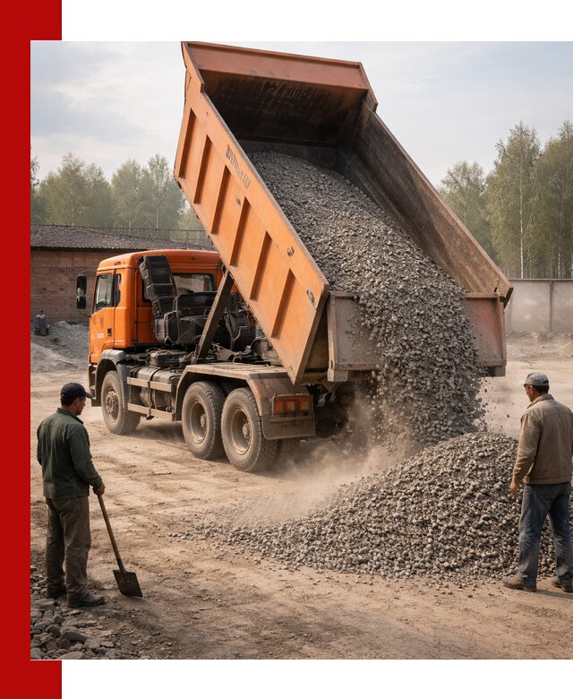 Доставка самосвалом 20 м3 в Майкопе быстро и надежно