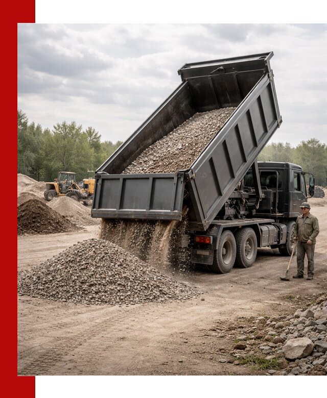 Доставка самосвалом 30 м3 по выгодным ценам в Майкопе