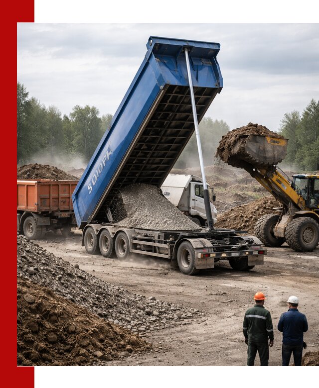 Аренда тонар 40 тонн в Майкопе с доставкой материалов