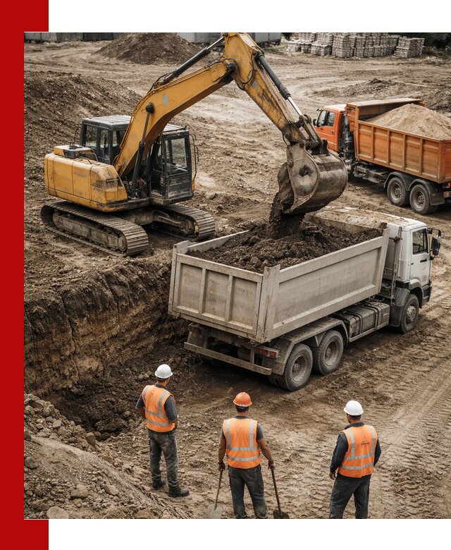 Разработка грунта для строительства и благоустройства в Майкопе