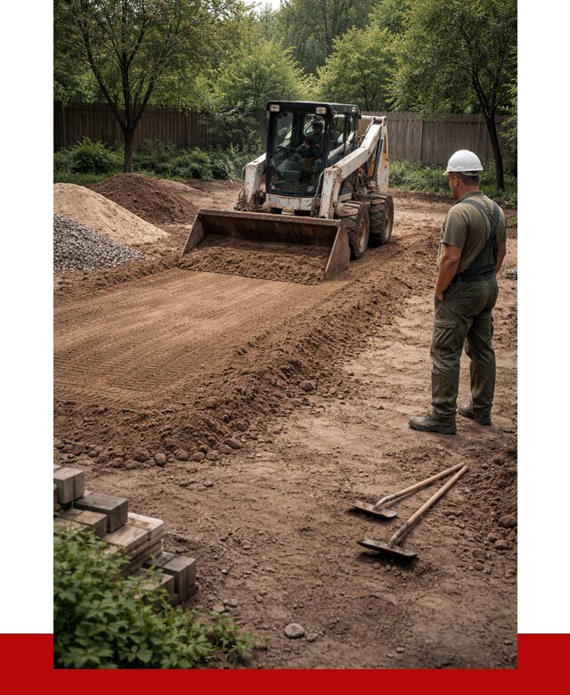 Выравнивание участка под ключ в Майкопе от 3538 р. | ПРОНЕРУДМкп